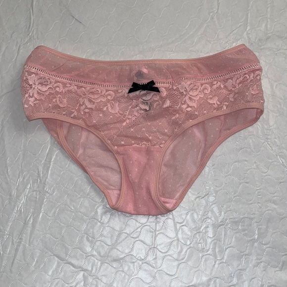 Victoria’s Secret Sexy Little Things pink mesh and lace panty - Picture 4 of 9